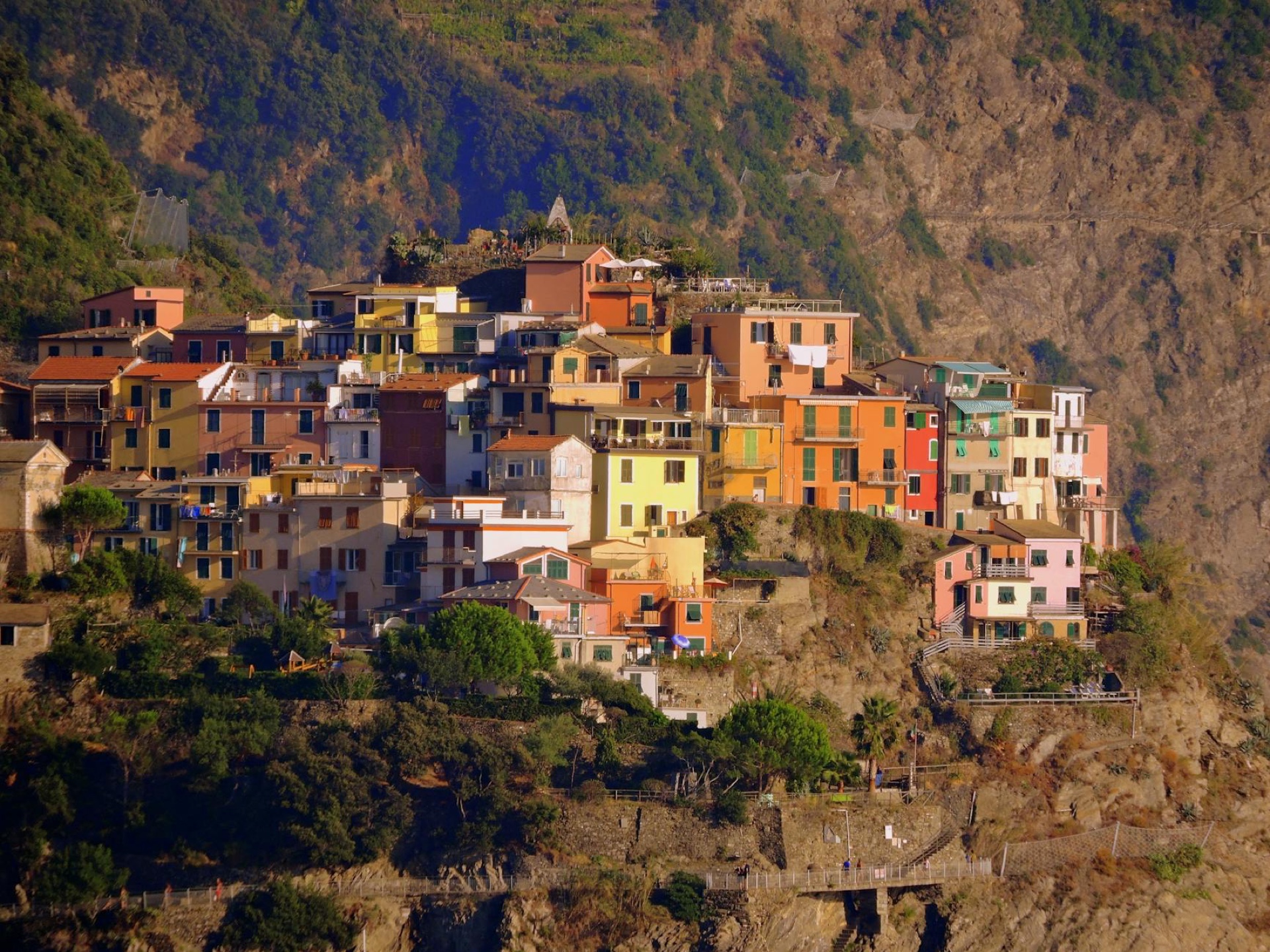 Cinque Terre (da La Spezia) - Veduta panoramica